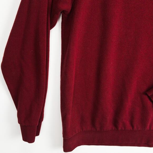 Brixton Crewneck Sweatshirt Men’s Large Red Relaxed Fit Logo Pullover Casual - Picture 9 of 11